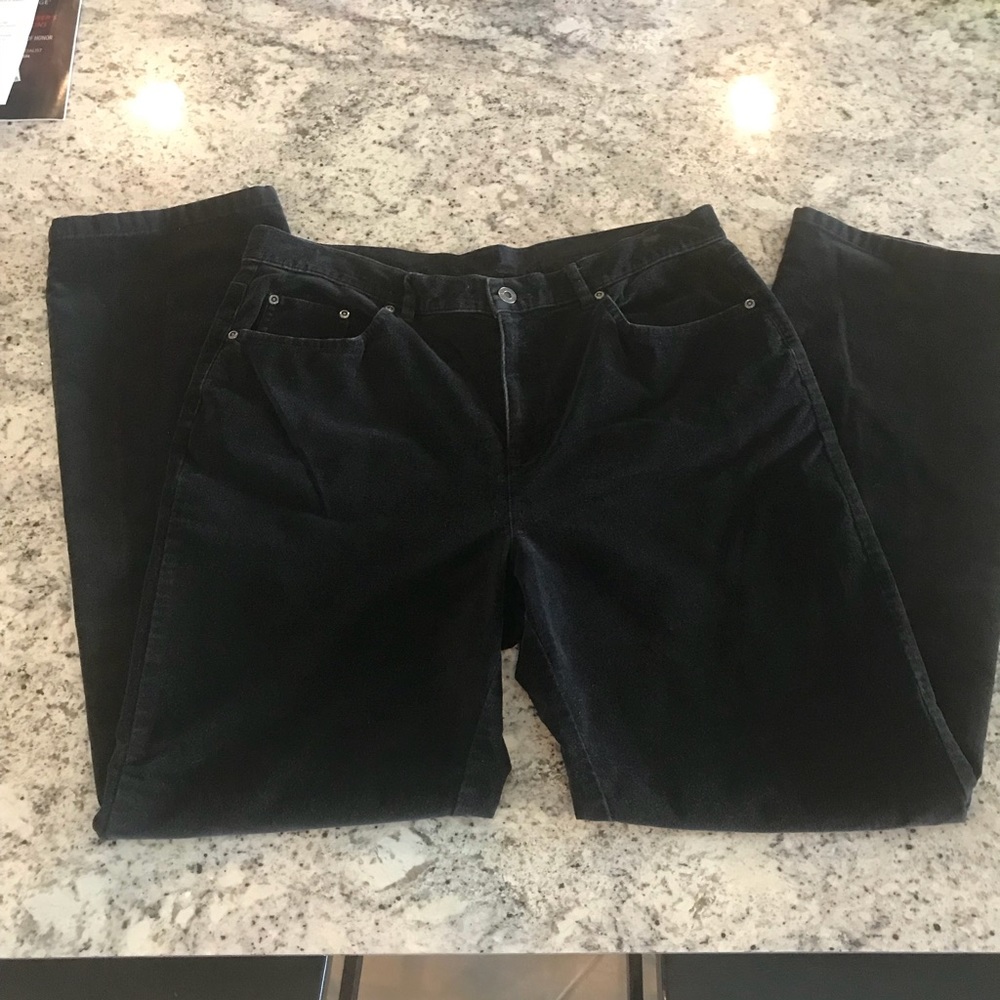 Size 12Talbots velvet jeans